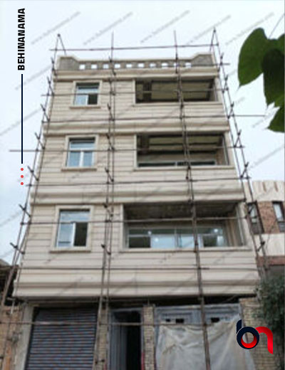 نمای ساده پیش ساخته در دزفول