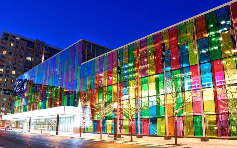 Lighting for Colored Building Façades