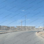 نمای دیوار حیاط کلاسیک کارخانه در قم
