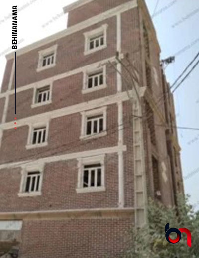 نمای ترکیبی آجر و ابزار سبک درچابهار :