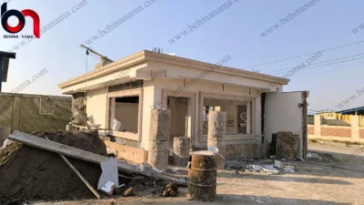 اجرای نمای سوله کارخانه درشهرک شکوهیه قم 7