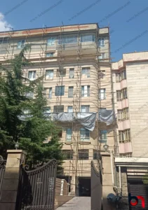 بازسازی نمای مجتمع با ابزار پیش ساخته 