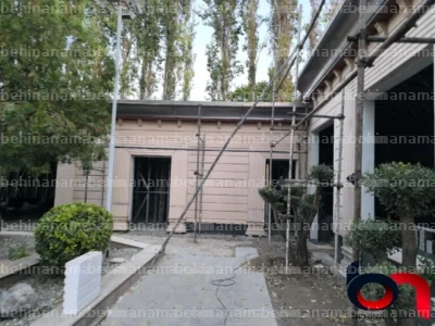 نمای تالار با ابزار سبک