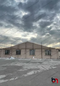 نمای پیش ساخته سوله کارخانه در کرج 4