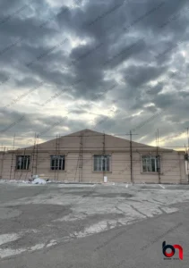 نمای پیش ساخته سوله کارخانه در کرج 3