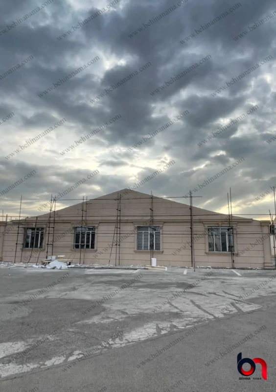 نمای پیش ساخته سوله کارخانه در کرج 3