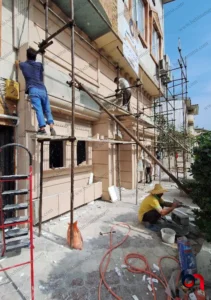نمای مغازه با ابزار پیش ساخته در صومعه سرا 5