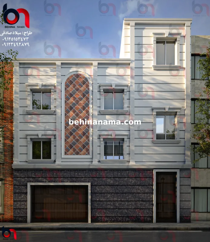 نمای کلاسیک پیش ساخته در دماوند