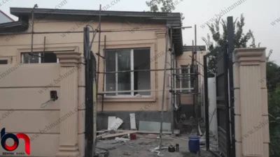 نمای ویلا با ابزار سبک و پیش ساخته 2