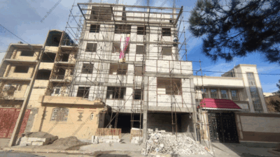 نمای مدرن با ابزار سبک و پیش ساخته در زاهدان