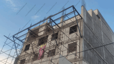 نمای مدرن با ابزار سبک و پیش ساخته در زاهدان