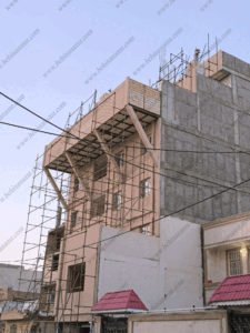 نمای مدرن با ابزار سبک و پیش ساخته در زاهدان