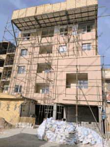 نمای مدرن با ابزار سبک و پیش ساخته در زاهدان