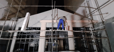 نمای کلاسیک کافه پیش ساخته و سبک در کرمان