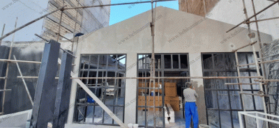 نمای کلاسیک کافه پیش ساخته و سبک در کرمان