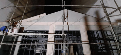 نمای کلاسیک کافه پیش ساخته و سبک در کرمان