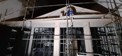 نمای کلاسیک کافه پیش ساخته و سبک در کرمان