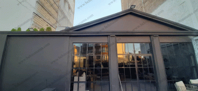 نمای کلاسیک کافه پیش ساخته و سبک در کرمان