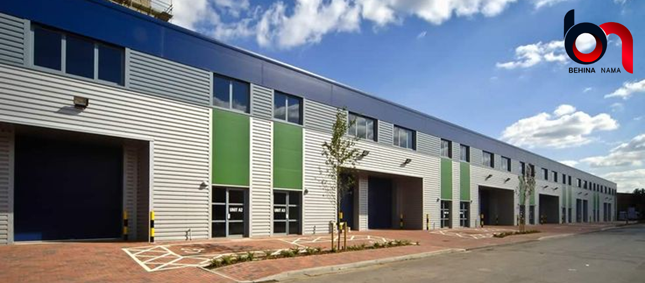 انواع نمای سوله صنعتی