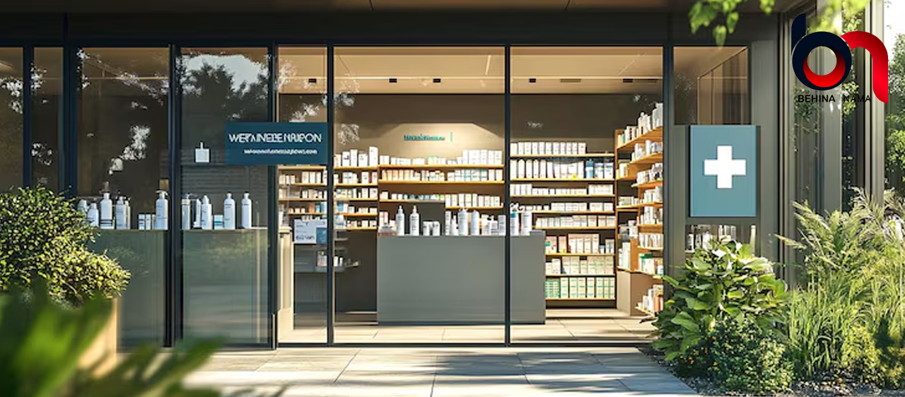 عناصر اصلی در طراحی نمای داروخانه