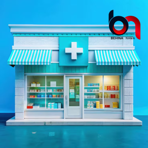 طراحی نمای داروخانه