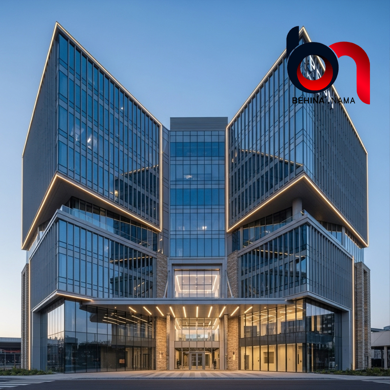 طراحی نمای مجتمع تجاری