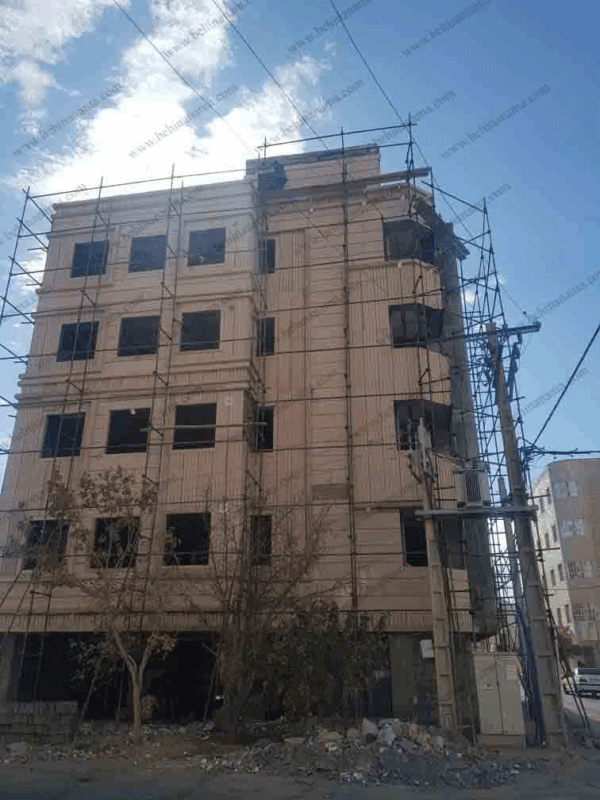 نمای مدرن  پیش ساخته سبک در زاهدان