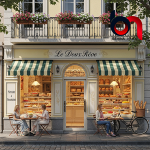 طراحی نمای قنادی ( شیرینی فروشی )