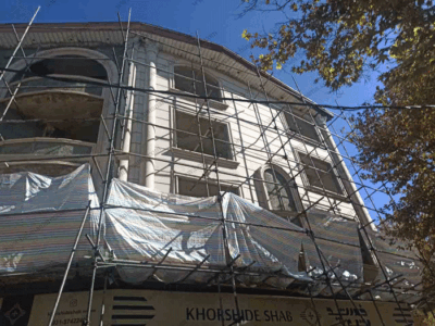 نمای ترکیبی مسکونی تجاری  در گلپایگان  